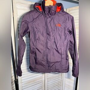 The North Face Resolve 2 Waterproof Rain Jacket - Purple/Orange - Small
